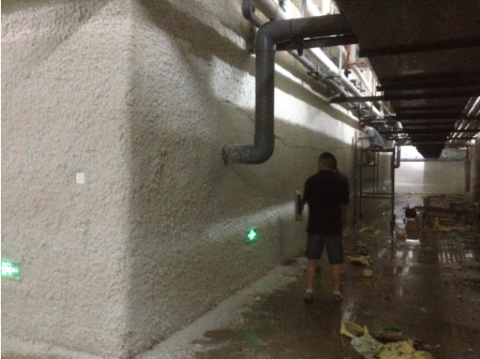 無機纖維噴涂防水隔熱施工
